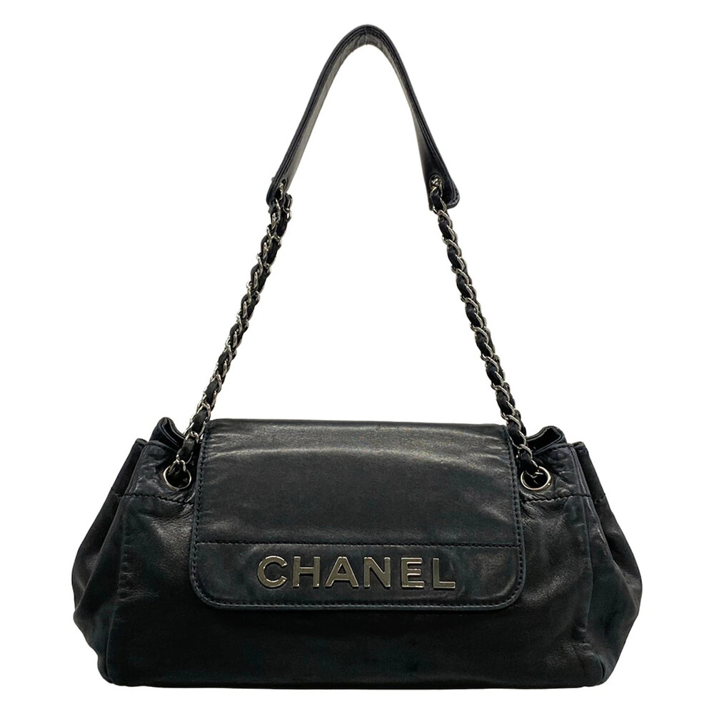 Chanel Black Lambskin Shoulder Bag #306816C25B